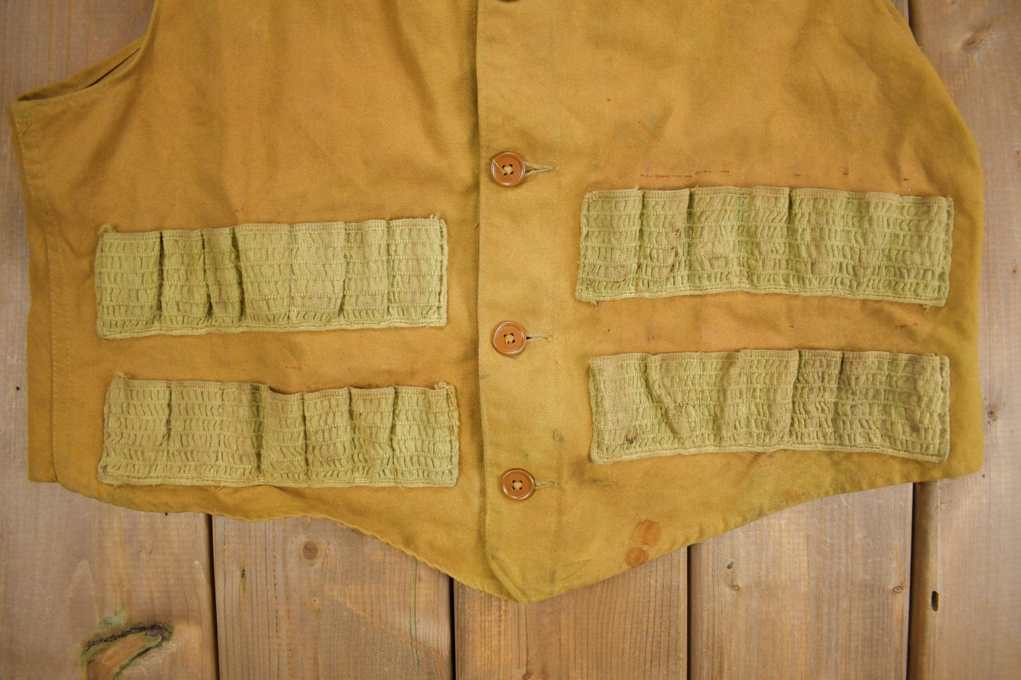 Vintage 1970s Bullseye Bill Hunting Vest Men's M from propervintagecanada