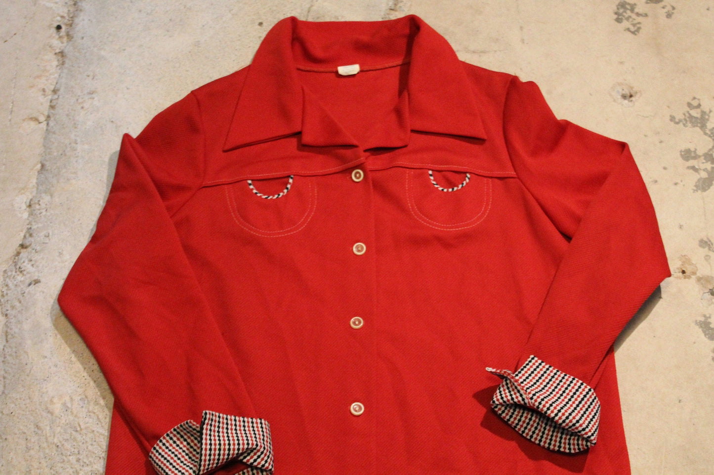 Vintage 1970s Button Up Western Style Shirt Men's Medium from propervintagecanada