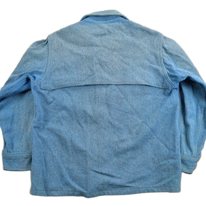 Vintage 1970s Button Up Wool Shacket Men's Large from propervintagecanada