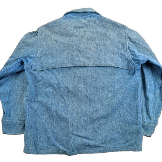 Vintage 1970s Button Up Wool Shacket Men's Large from propervintagecanada