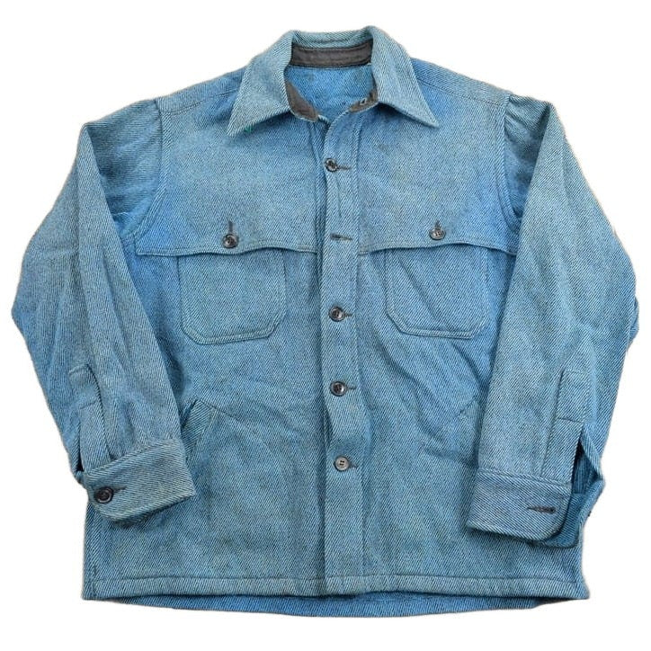 Vintage 1970s Button Up Wool Shacket Men's Large from propervintagecanada