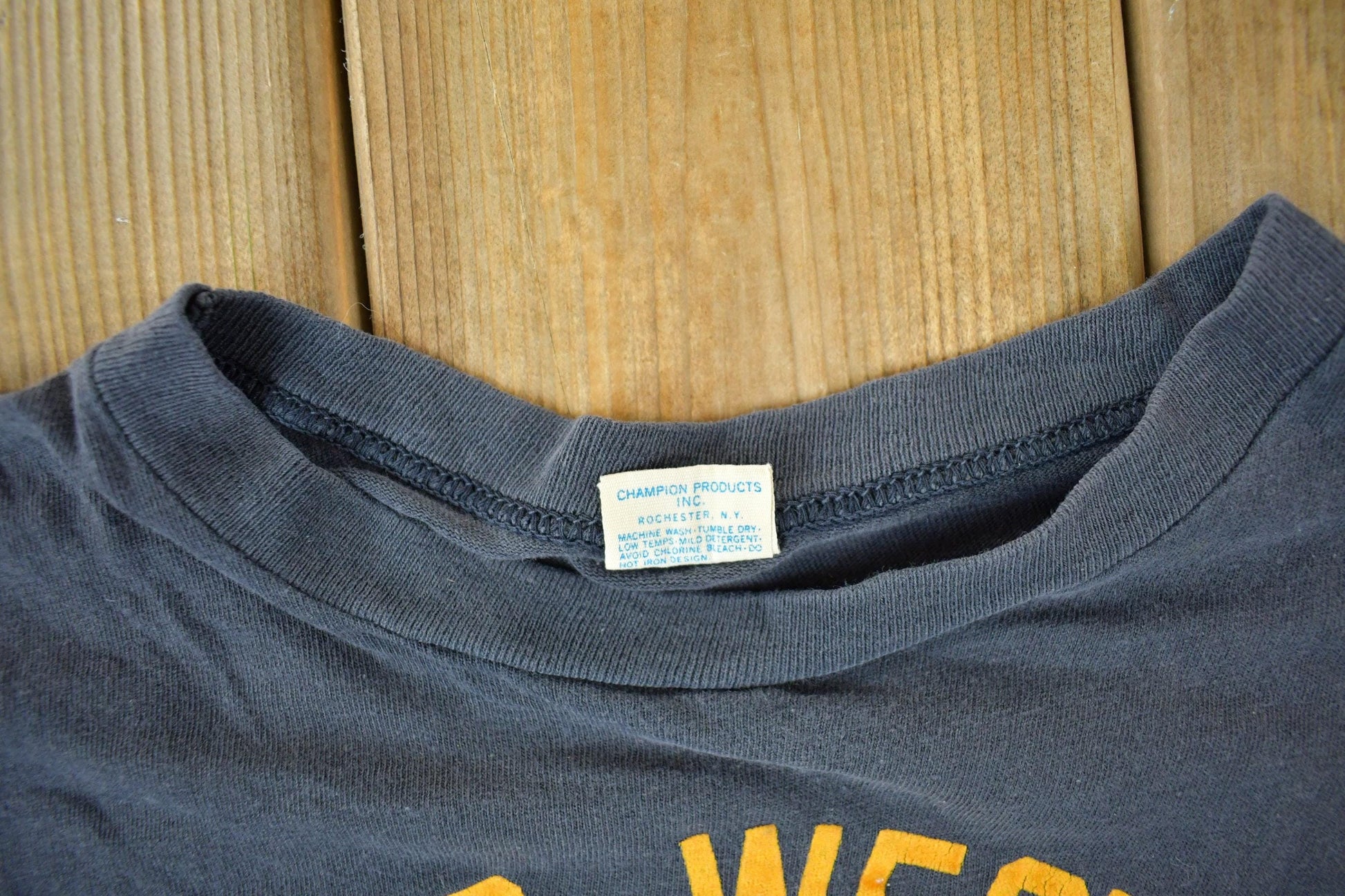 Vintage 1970s C.B. West Football Champion T Shirt Men's Medium from propervintagecanada