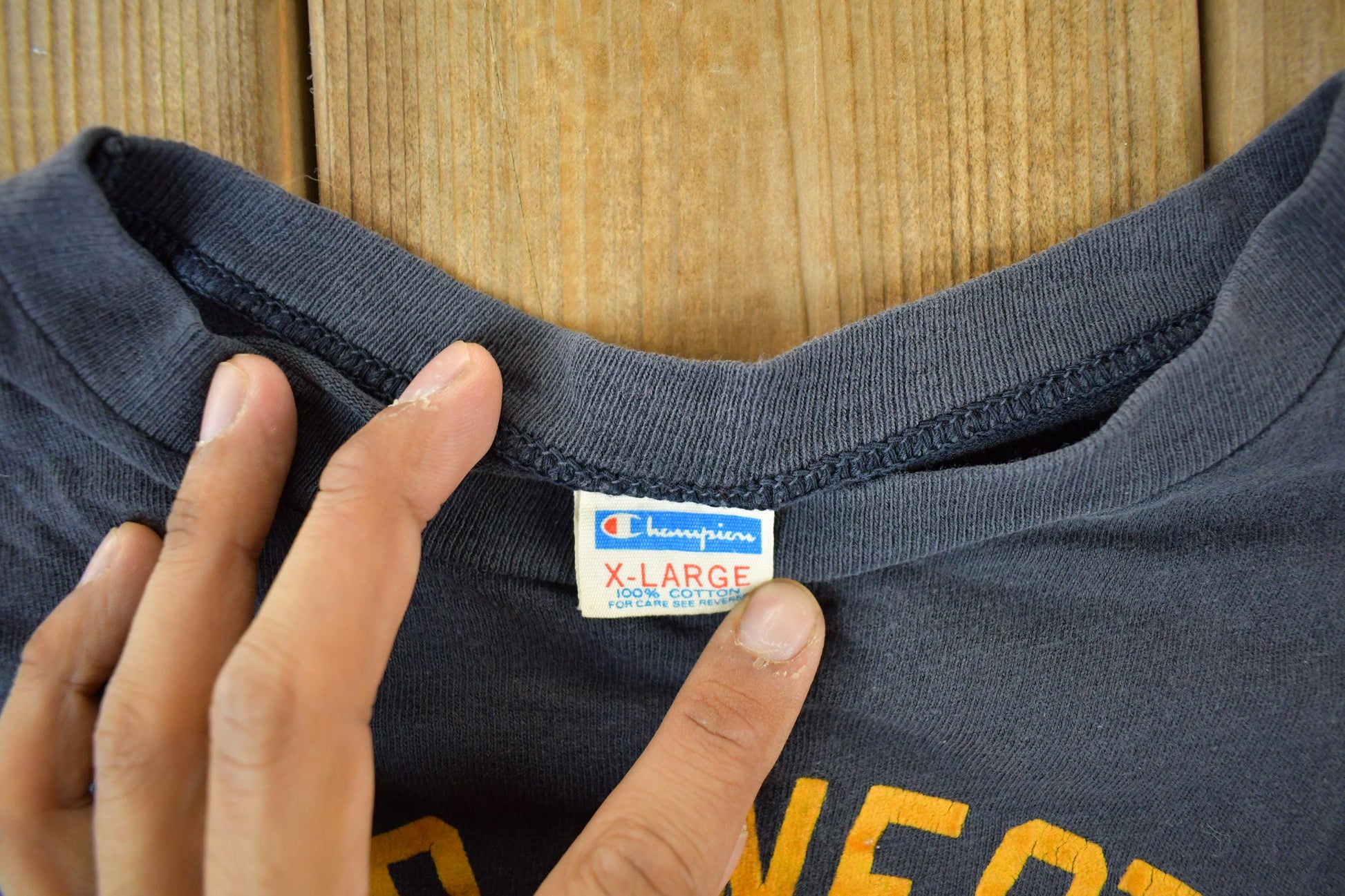 Vintage 1970s C.B. West Football Champion T Shirt Men's Medium from propervintagecanada