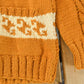 Vintage 1970s Cable Knit Nordic Cardigan Sweater Women's Medium from propervintagecanada
