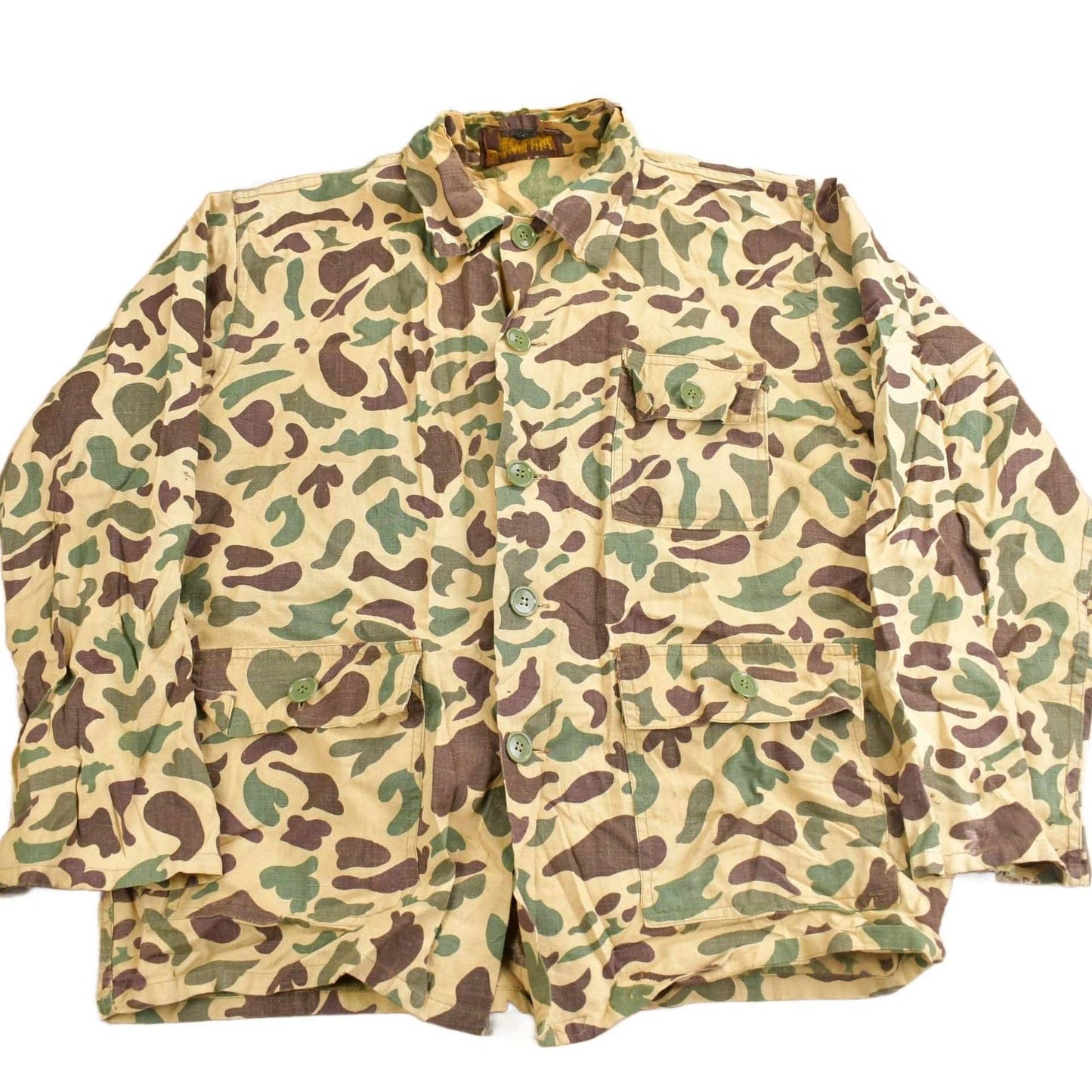 Vintage 1970s Caliber Duck Camo Button Up Shirt Men's M from propervintagecanada