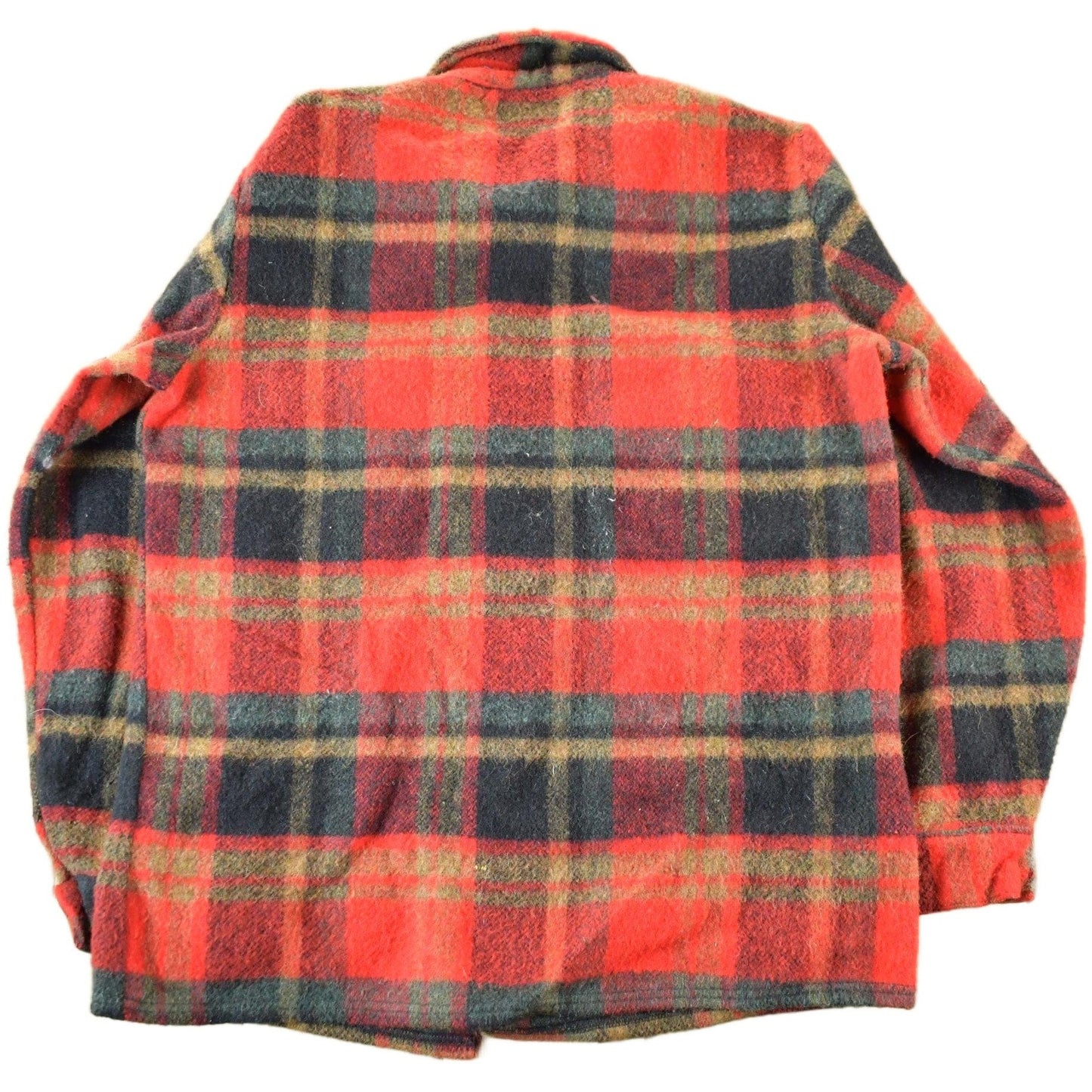 Vintage 1970s Canadian Lumber Jac Wool Flannel Shirt Jacket Men's M from propervintagecanada