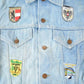 Vintage 1970s Canadian Souvenir Patch Work Jean Jacket Men's S from propervintagecanada