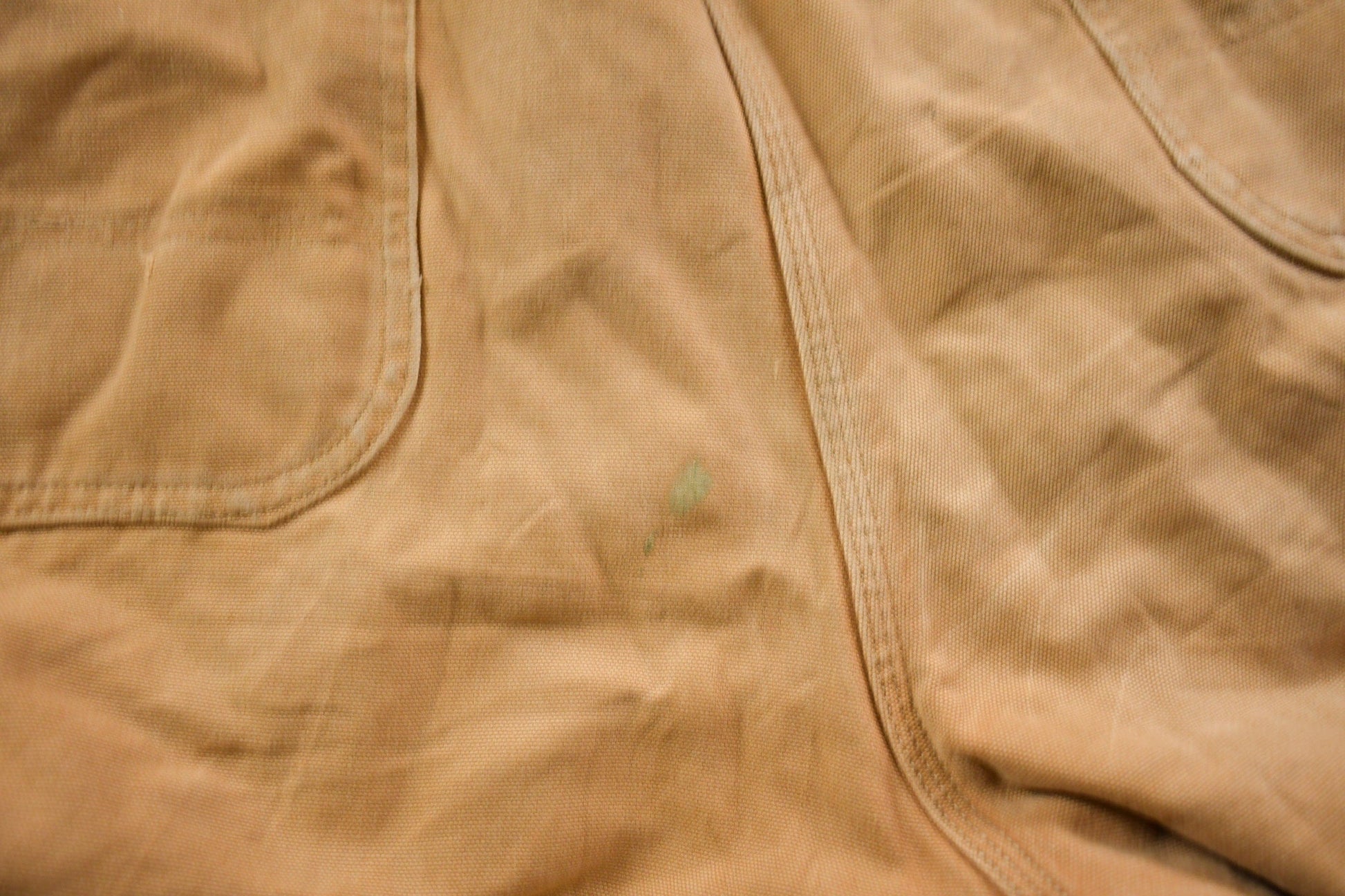 Vintage 1970s Carhartt Double Knee Canvas Overalls Men's Medium from propervintagecanada