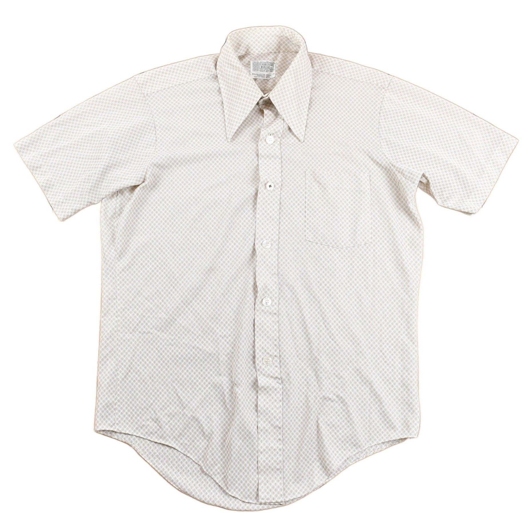 Vintage 1970s Carriage House Single Needle Button Up Shirt Men's Medium from propervintagecanada