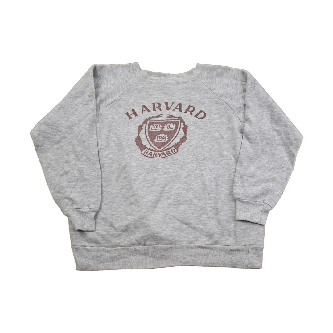 Vintage 1970s Champion Havard University Crewneck Made In USA - Small from propervintagecanada