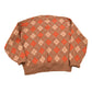 Vintage 1970s Christopher Michael Argyle Knitted Crewneck Sweater Men's Small from propervintagecanada