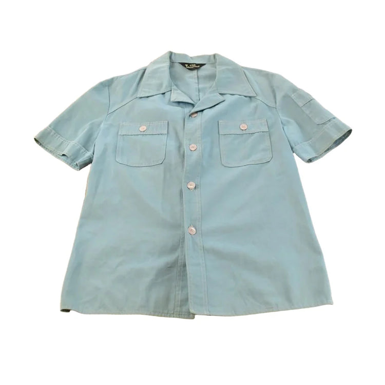 Vintage 1970s Club International Button Up Shirt Men's Medium from propervintagecanada
