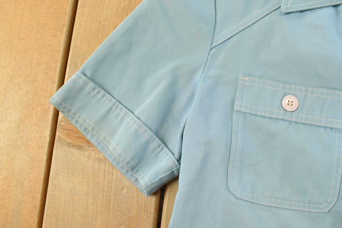Vintage 1970s Club International Button Up Shirt Men's Medium from propervintagecanada