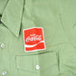 Vintage 1970s Coca Cola Embroidered Button Up Shirt Men's XL from propervintagecanada