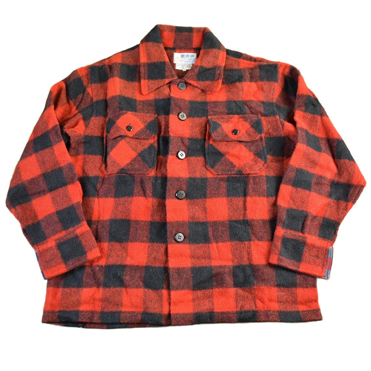 Vintage 1970s Cockatoo Wool Flannel Shirt Jacket Men's Medium from propervintagecanada