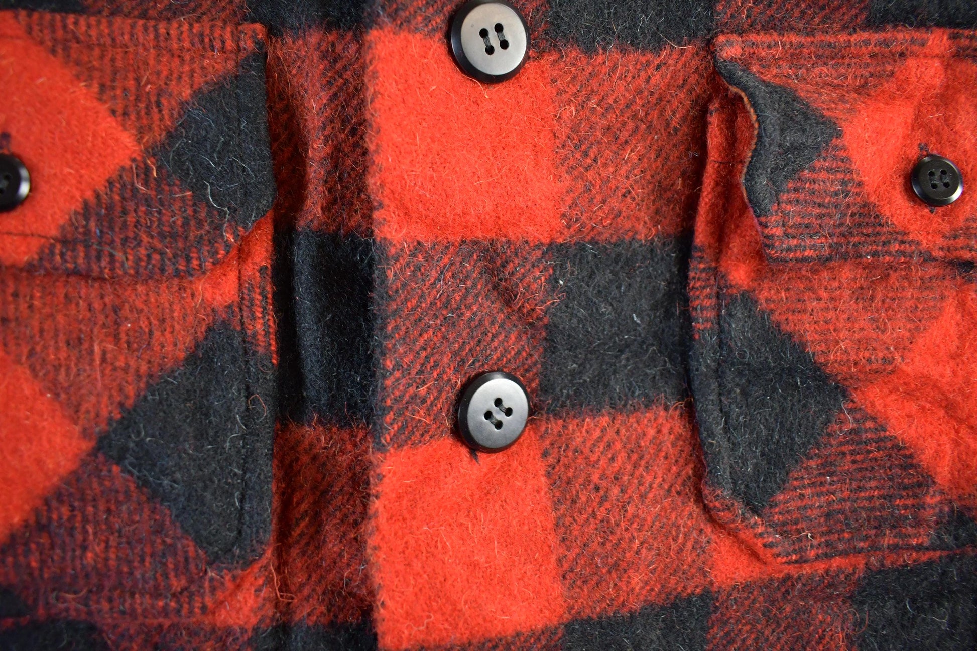 Vintage 1970s Cockatoo Wool Flannel Shirt Jacket Men's Medium from propervintagecanada