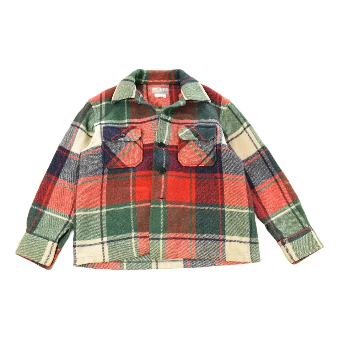 Vintage 1970s Cockatoo Wool Flannel Shirt Men's Medium from propervintagecanada
