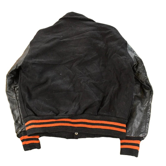 Vintage 1970s Collegiate Wool Leather Varsity Jacket Men's Medium / 70s Collegiate / True Vintage / College Coat from propervintagecanada