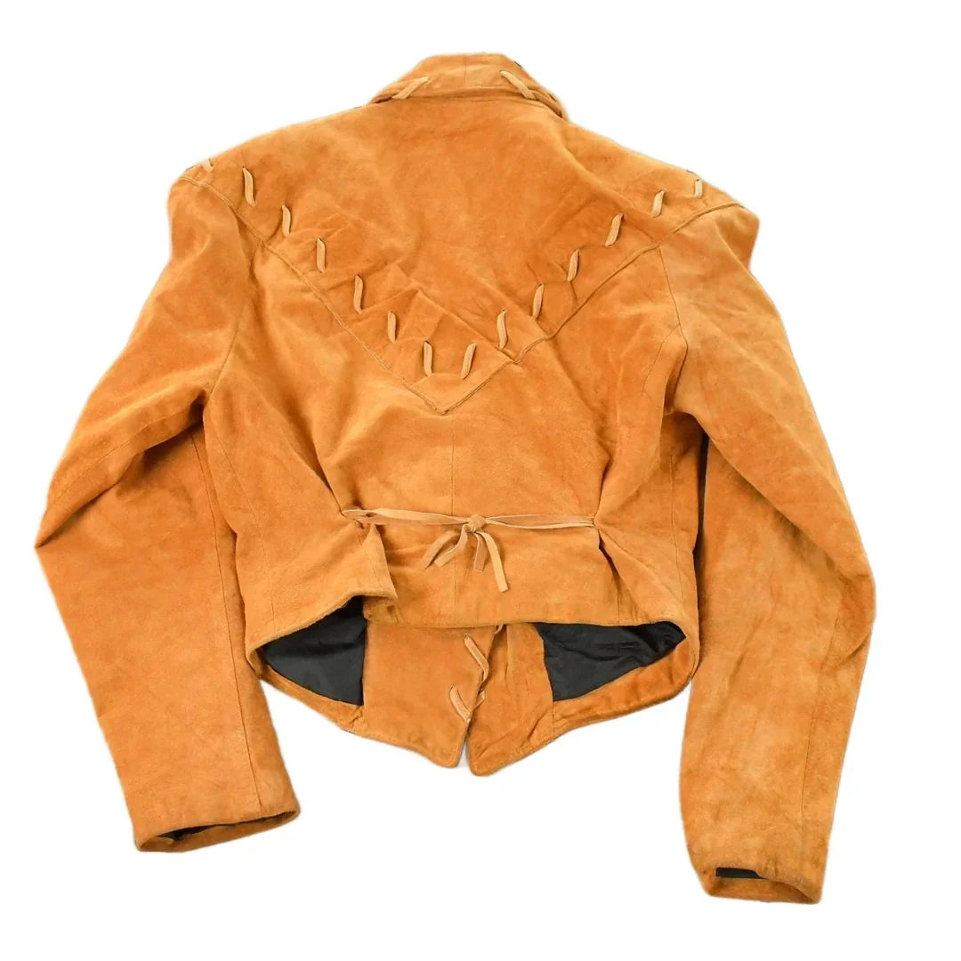 Vintage 1970s Contempo Casuals Leather Blazer Jacket Women's XS from propervintagecanada