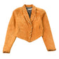 Vintage 1970s Contempo Casuals Leather Blazer Jacket Women's XS from propervintagecanada