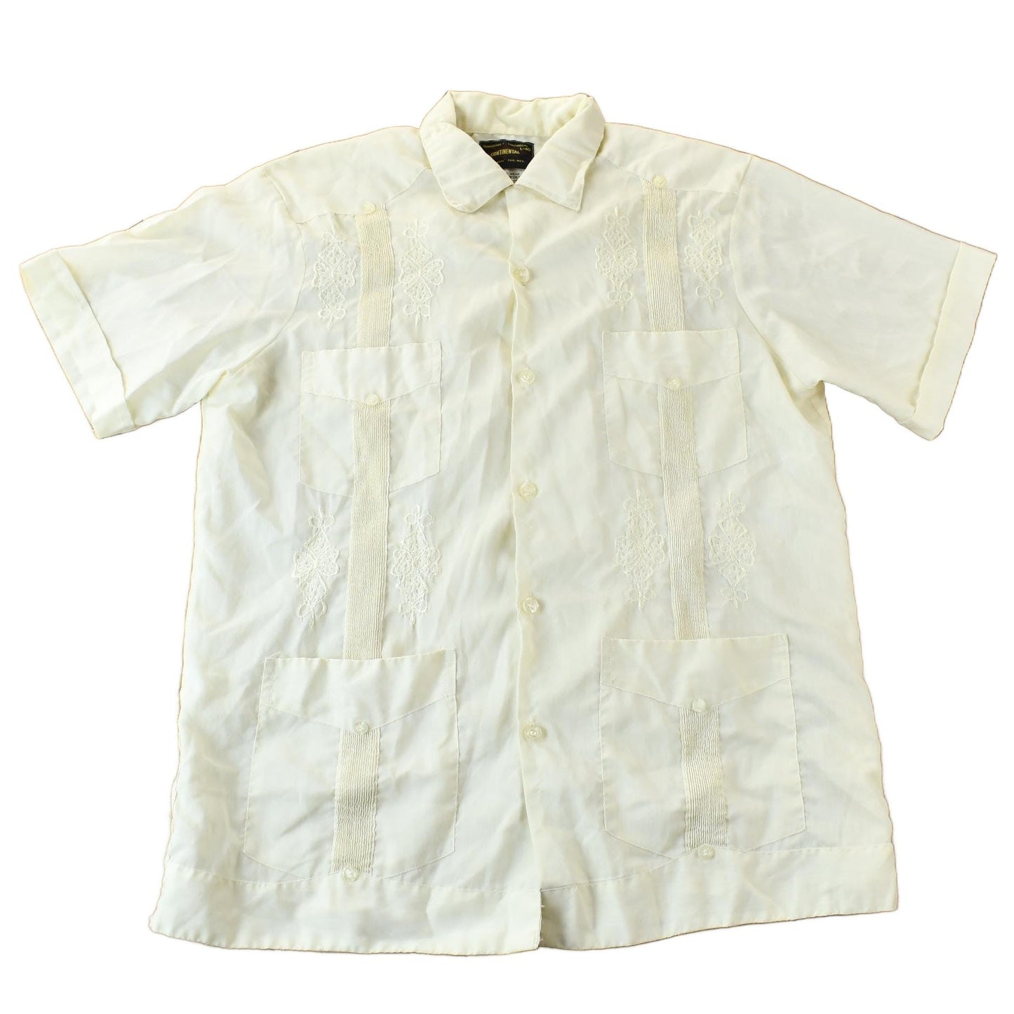 Vintage 1970s Continental Guayaberas Y Chazarillas Button Up Shirt / 1970s Button Up / Vintage Flannel / Size L / True Vintage from propervintagecanada