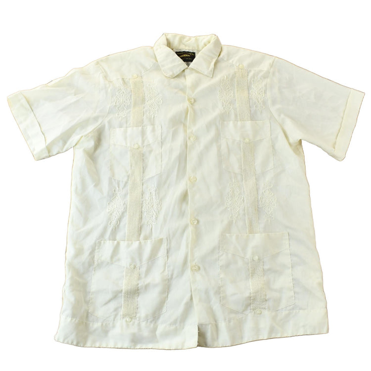 Vintage 1970s Continental Guayaberas Y Chazarillas Button Up Shirt / 1970s Button Up / Vintage Flannel / Size L / True Vintage from propervintagecanada