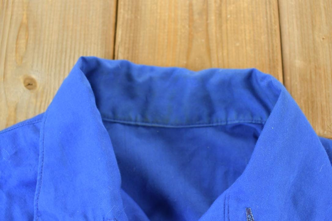 Vintage 1970s Cowboy Button Up Shirt Men's Medium from propervintagecanada