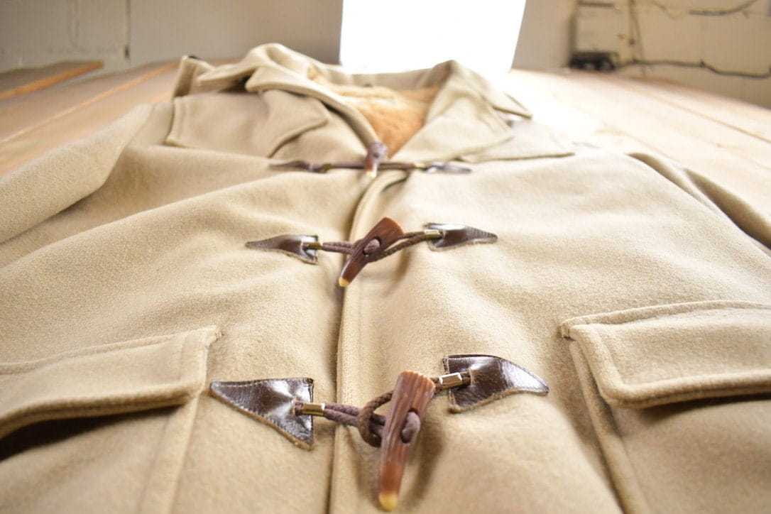 Vintage 1970s Craft Sportswear 100% Wool Toggle Button Up Fur Lined Jacket Made In Canada from propervintagecanada