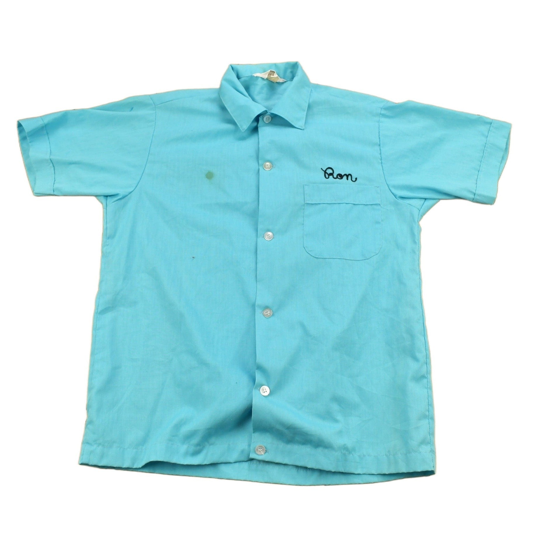 Vintage 1970s Crouse-Hinds Chain Stitched Bowling Shirt Men's Medium from propervintagecanada