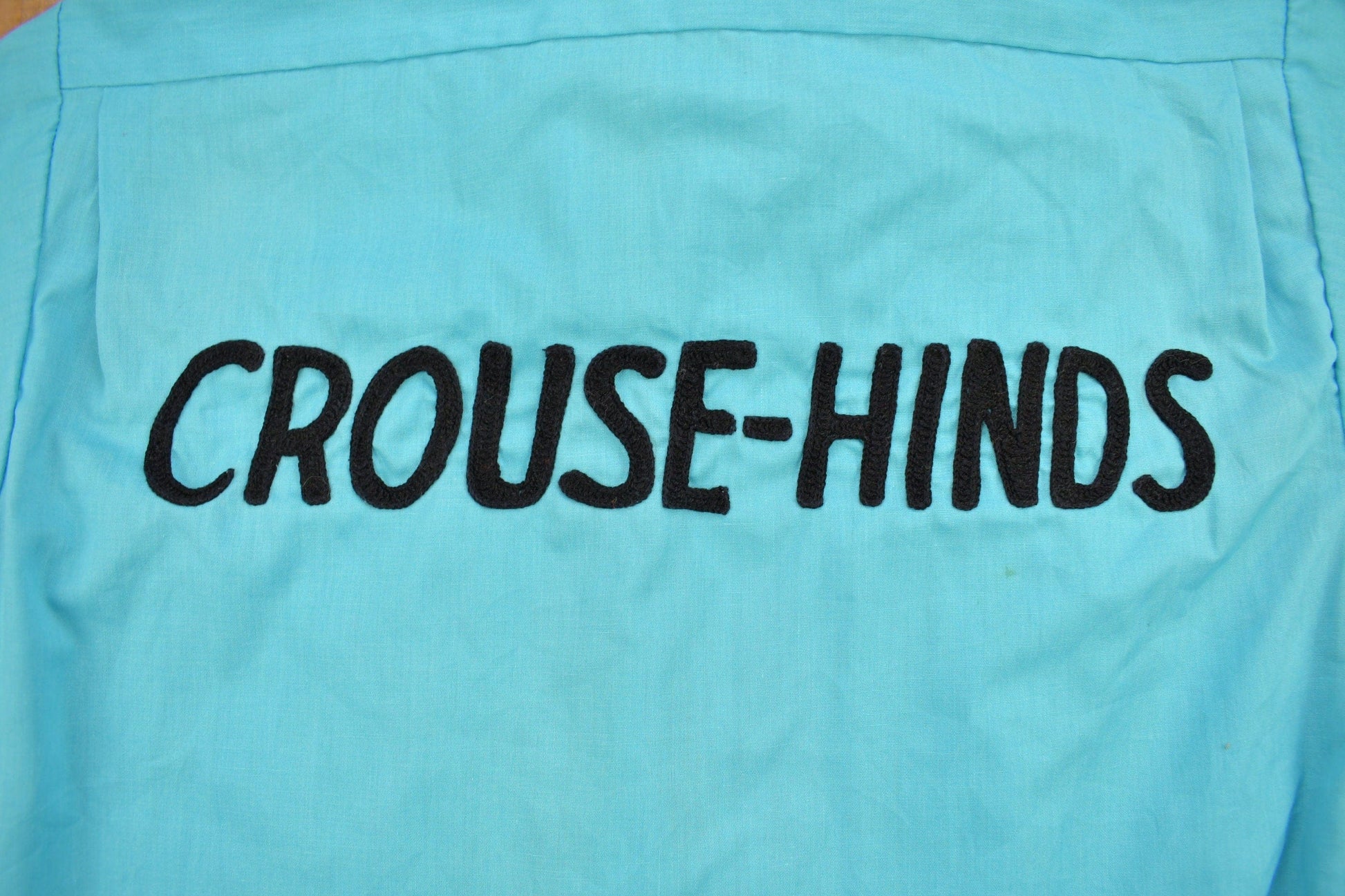 Vintage 1970s Crouse-Hinds Chain Stitched Bowling Shirt Men's Medium from propervintagecanada