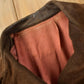 Vintage 1970s Dark Brown Suede Fringe Leather Jacket Men's Medium from propervintagecanada