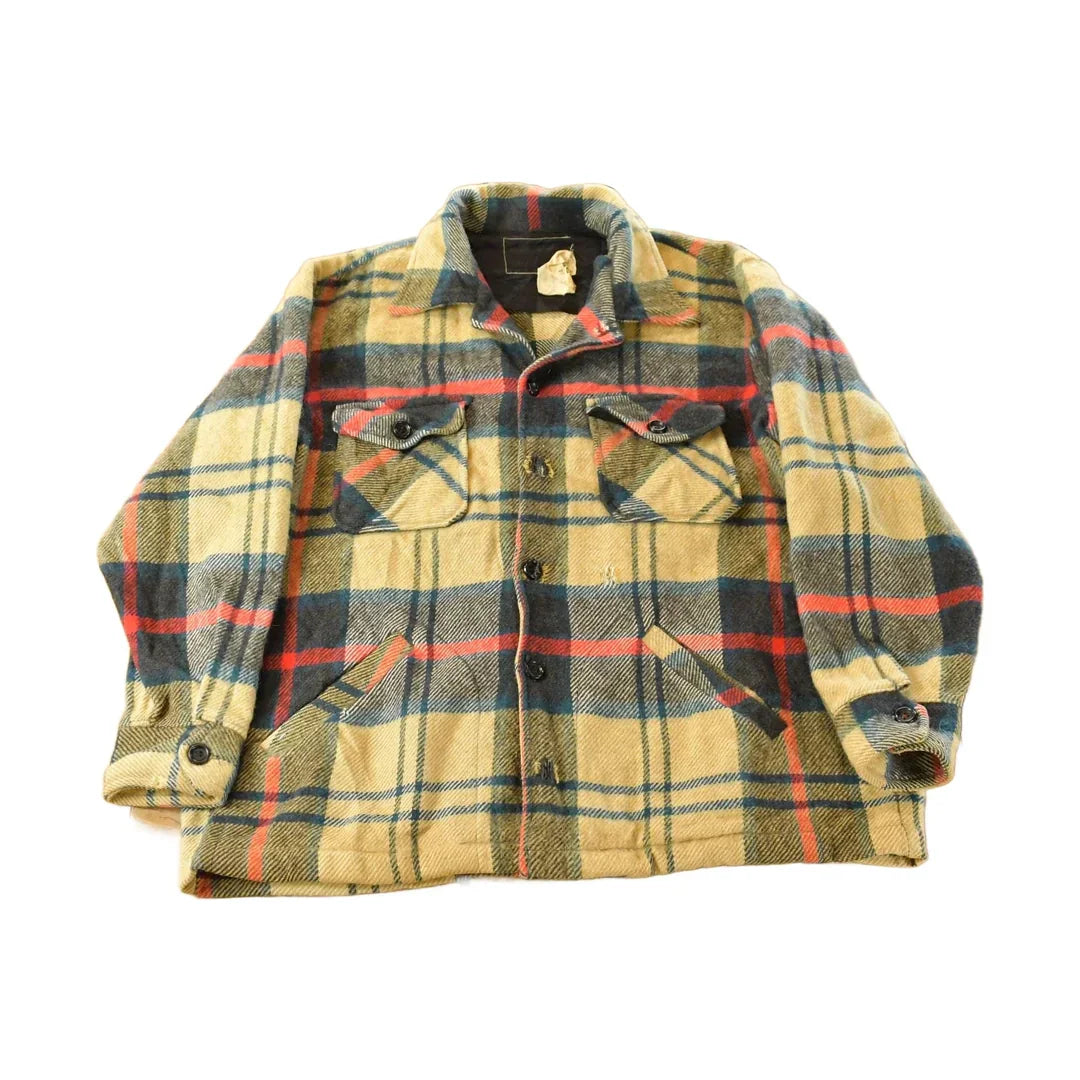 Vintage 1970s Deacon Brothers Flannel Shirt Jacket Men's Large from propervintagecanada