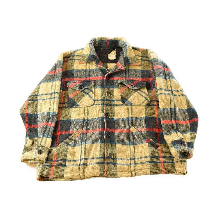 Vintage 1970s Deacon Brothers Flannel Shirt Jacket Men's Large from propervintagecanada