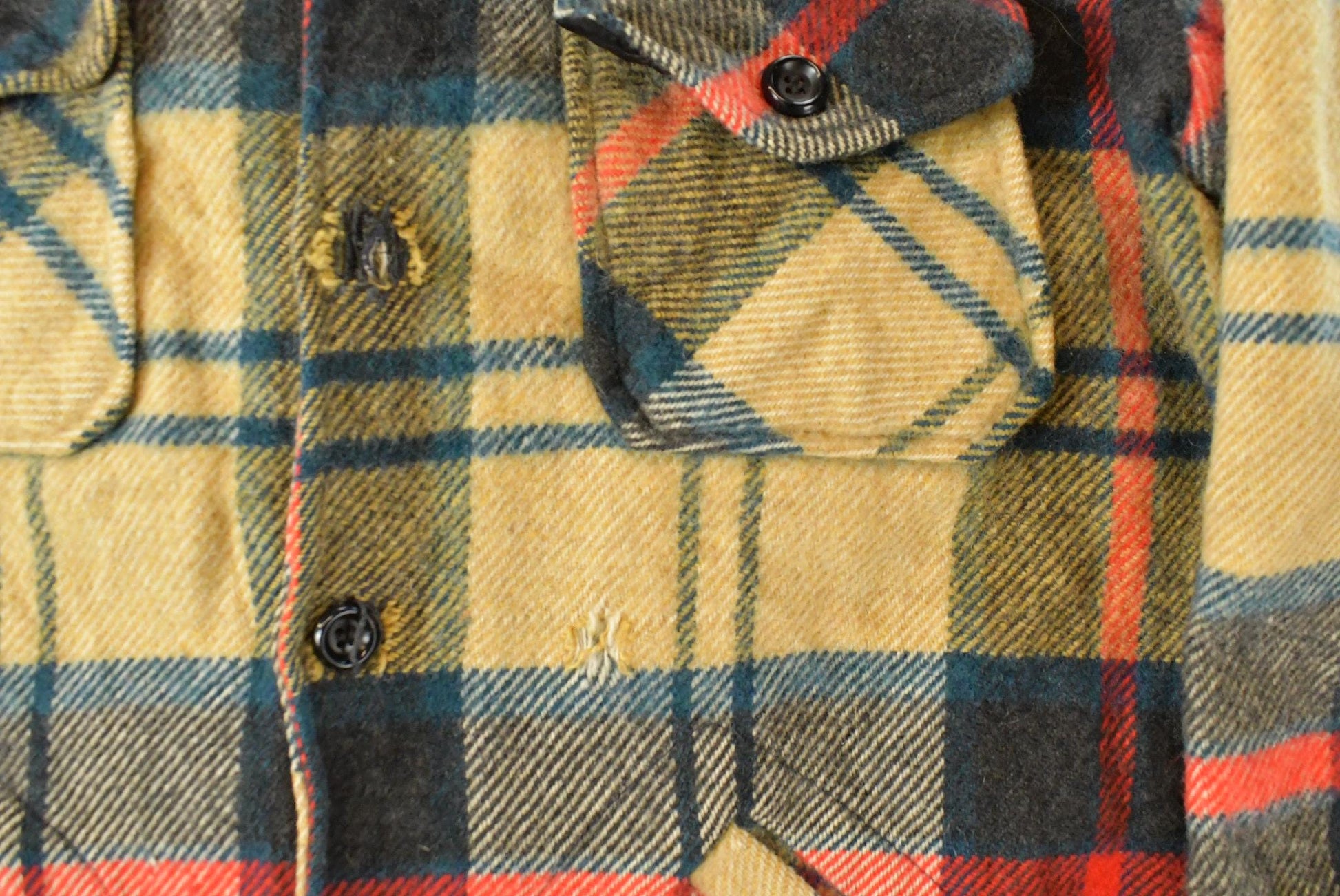 Vintage 1970s Deacon Brothers Flannel Shirt Jacket Men's Large from propervintagecanada