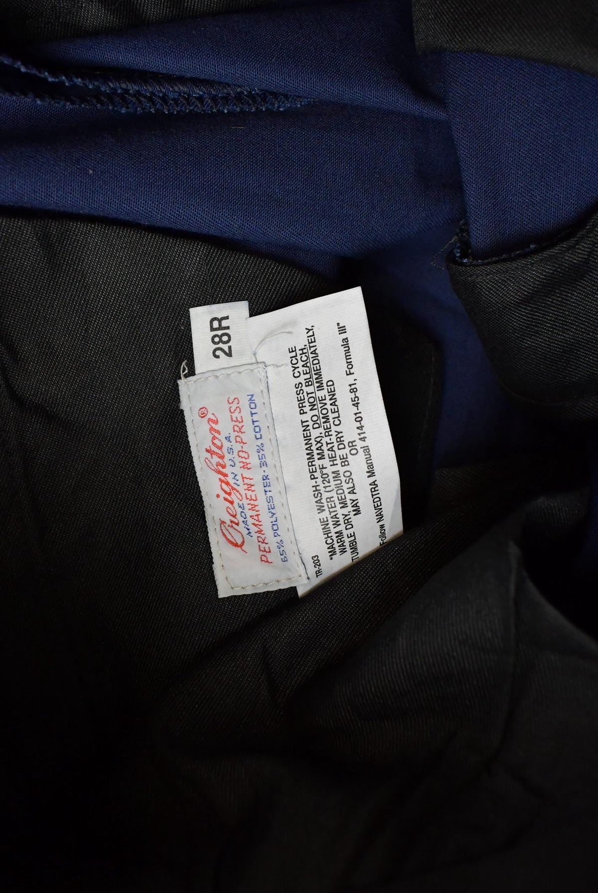 Vintage 1970s Deadstock Creighton Pleated Chino Trousers Men's Pants 27 x 34 from propervintagecanada