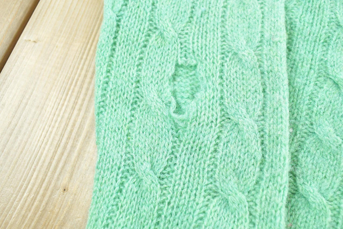 Vintage 1970s Deans Of Scotland Cable Knit Sweater Women's S from propervintagecanada
