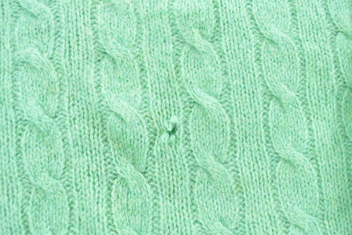 Vintage 1970s Deans Of Scotland Cable Knit Sweater Women's S from propervintagecanada