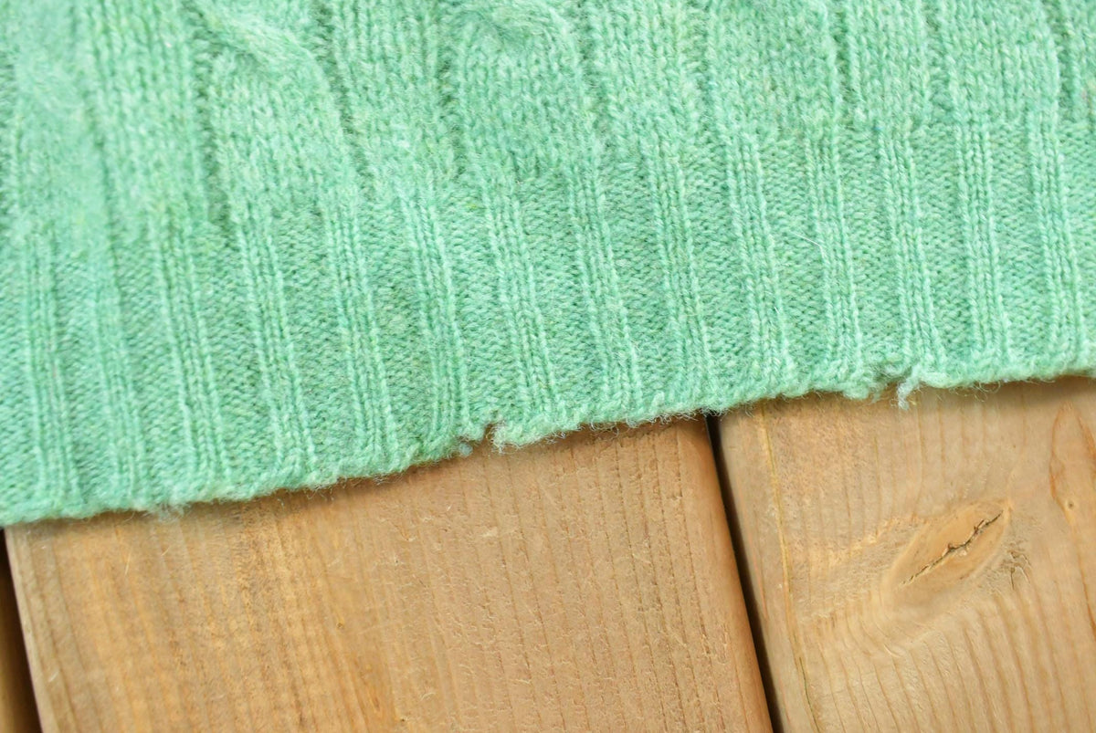Vintage 1970s Deans Of Scotland Cable Knit Sweater Women's S from propervintagecanada
