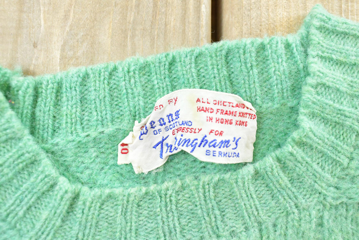 Vintage 1970s Deans Of Scotland Cable Knit Sweater Women's S from propervintagecanada