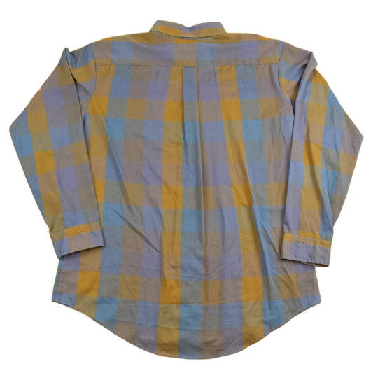 Vintage 1970s DeeCee Plaid Button-Up Shirt Men's XL from propervintagecanada