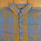 Vintage 1970s DeeCee Plaid Button-Up Shirt Men's XL from propervintagecanada