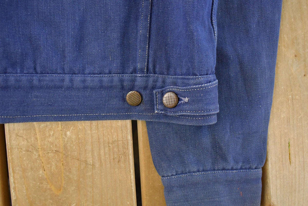 Vintage 1970s Denim Jean Trucker Jacket Men's S from propervintagecanada