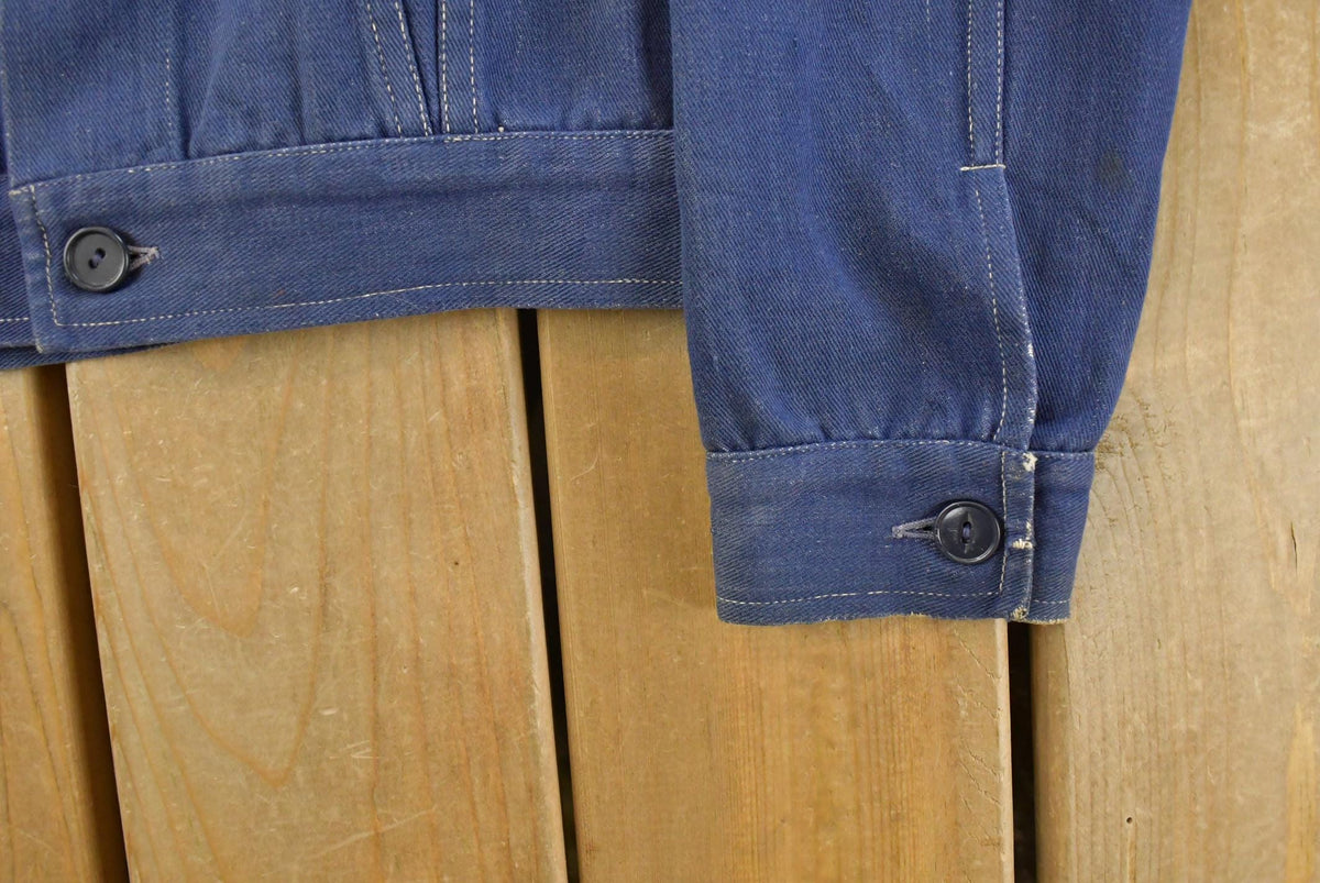 Vintage 1970s Denim Jean Trucker Jacket Men's S from propervintagecanada