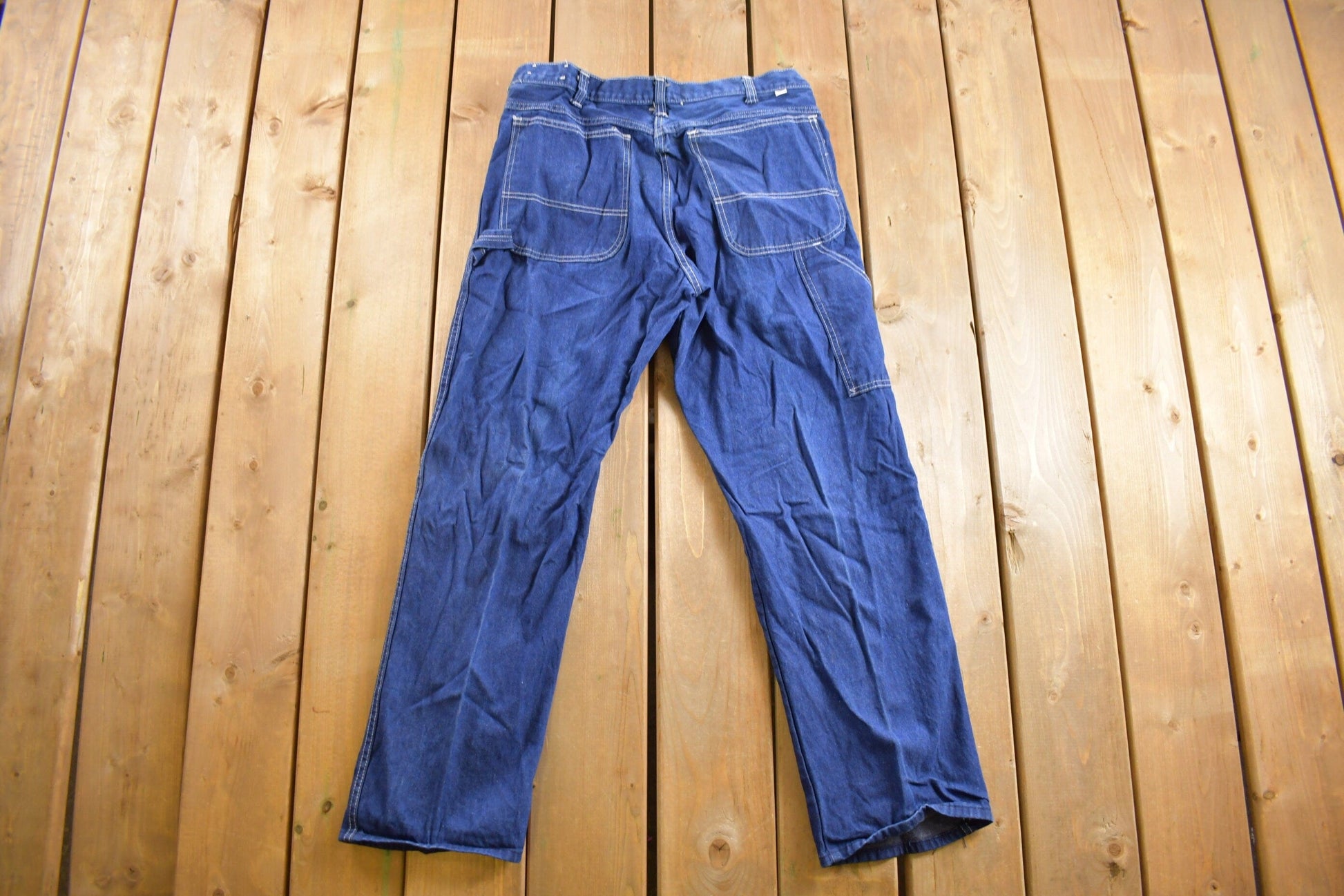 Vintage 1970s Dickies Carpenter Jeans Men's 34 x 30 from propervintagecanada