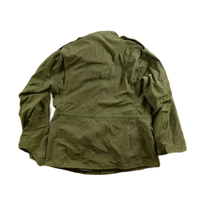 Vintage 1970s Distressed Military Field Coat Men's Medium from propervintagecanada