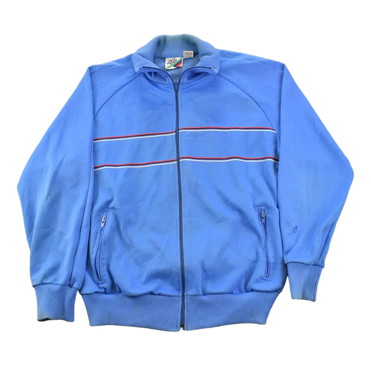 Vintage 1970s Distressed The Sports Track Jacket Men's L from propervintagecanada