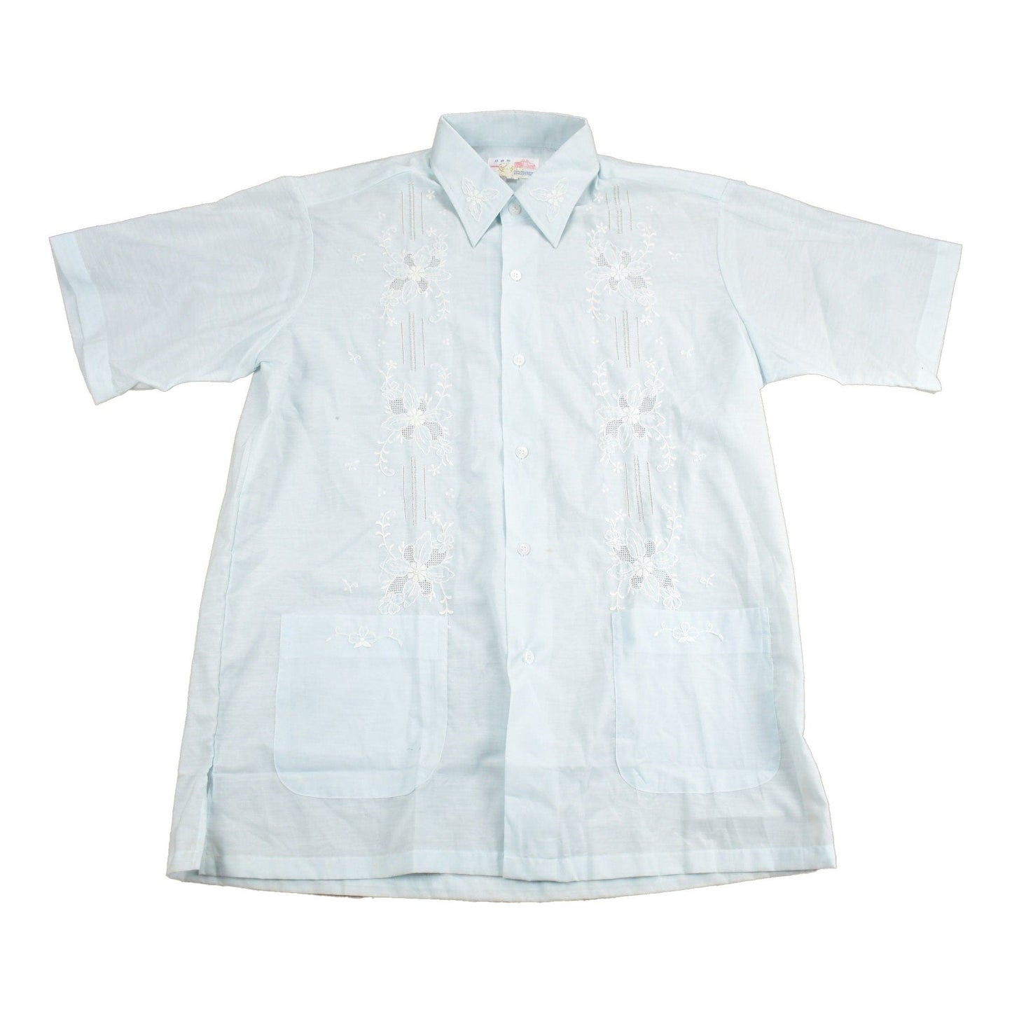 Vintage 1970s Double Red Horse Embroidered Button Up Shirt Men's Large from propervintagecanada