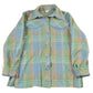 Vintage 1970s Douglas Mare Plaid Flannel Button Up Shirt Men's Large from propervintagecanada