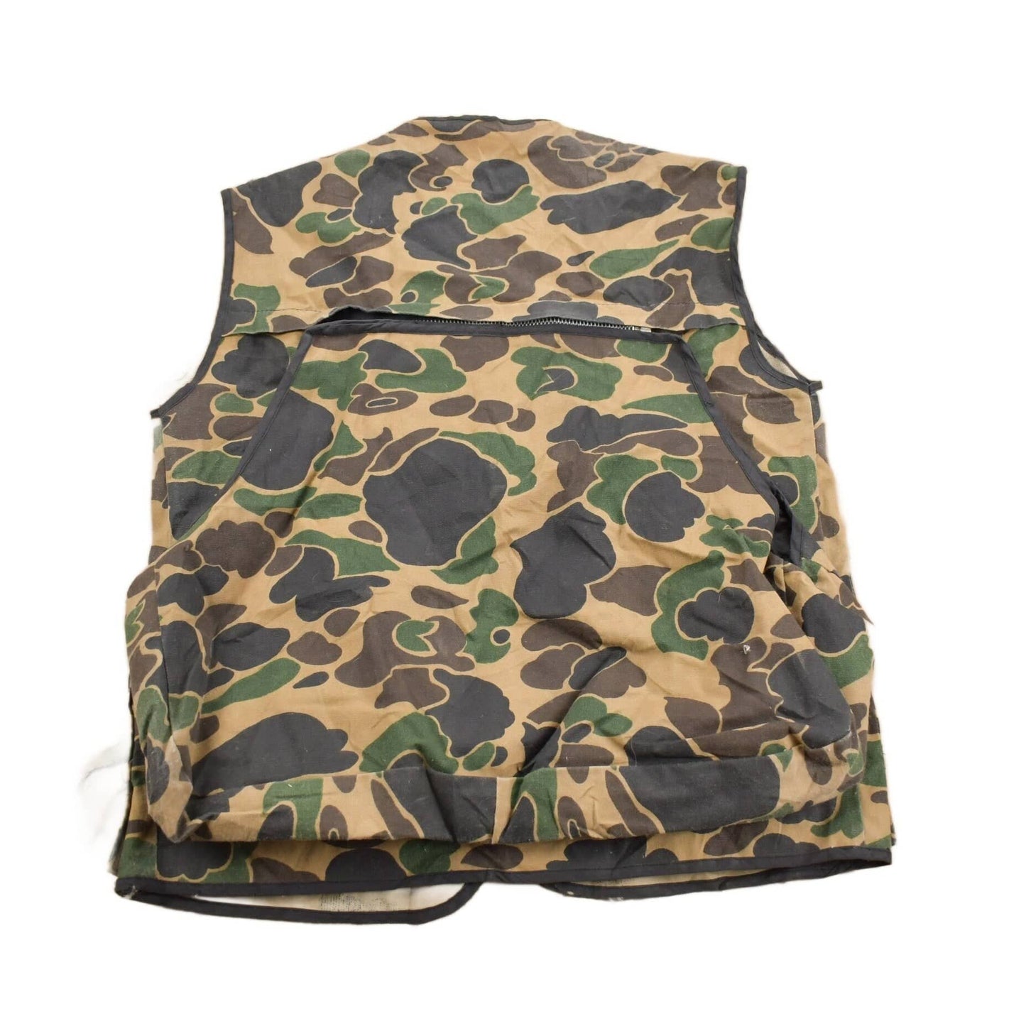 Vintage 1970s DuckCamo Hunting Vest Men;s S from propervintagecanada