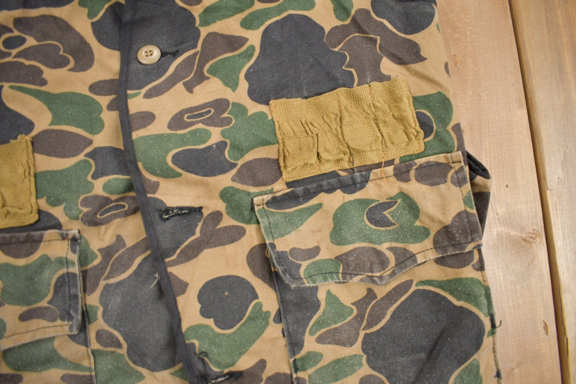 Vintage 1970s DuckCamo Hunting Vest Men;s S from propervintagecanada
